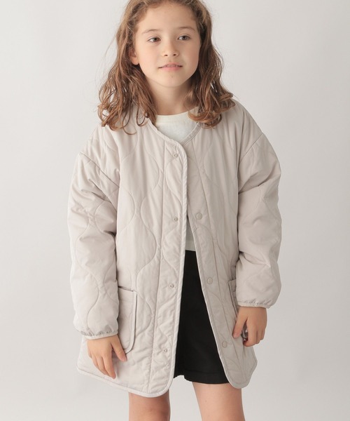 「GLOBAL WORK」 「KIDS」ノーカラーコート 140cm オフホワイト キッズ_画像6