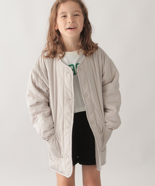 「GLOBAL WORK」 「KIDS」ノーカラーコート 140cm オフホワイト キッズ_画像7