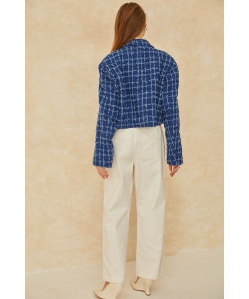 Estella.K ジャケット テーラードジャケット Audrey Tweed Jacket 