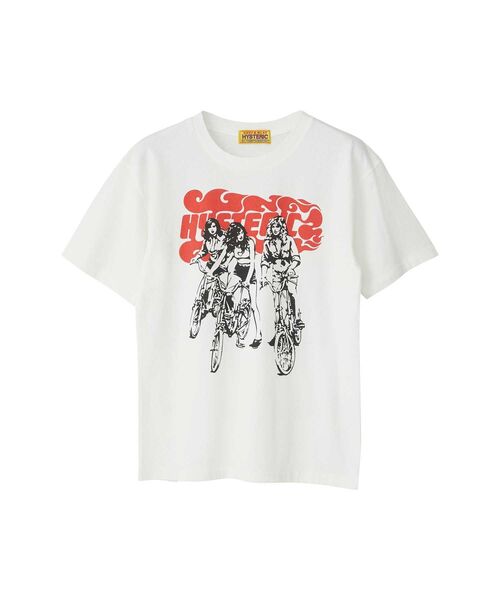 HYSTERIC GLAMOUR tシャツ HIT THE ROAD チビTシャツ レディース