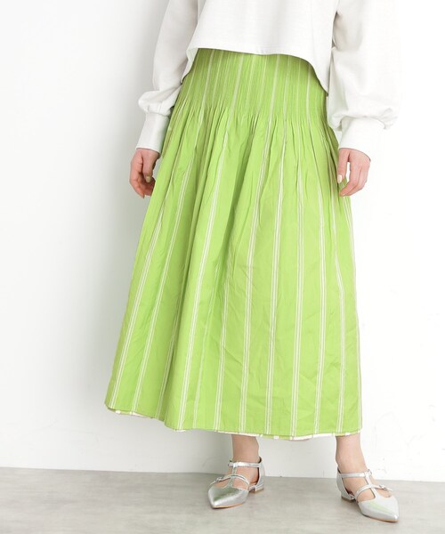THE SHOP TK ロング スカート リバーシブルスカート「洗える