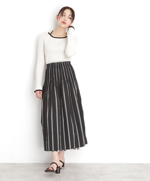 THE SHOP TK ロング スカート リバーシブルスカート「洗える