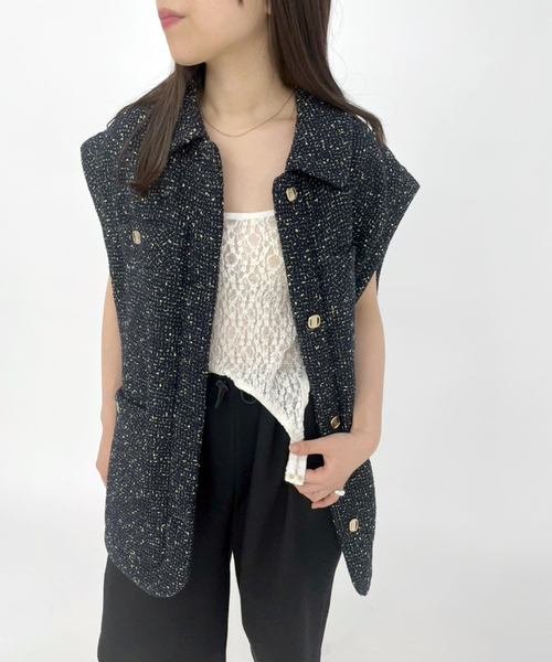 EDIT. FOR LULU（エディットフォールル） ベスト FREE ネイビー