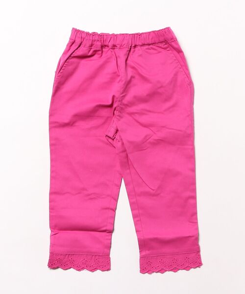 HAKKA KIDS パンツ ストレッチツイル7分丈パンツ キッズ 子供服 女の子