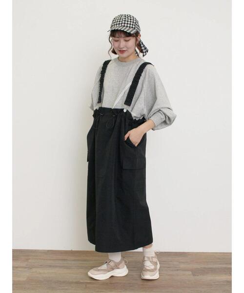 Samansa Mos2 スカート サス取り外し2WAYスカート : ZOZOTOWN