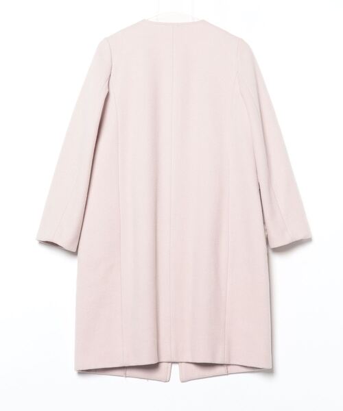 Aveniretoile（アベニールエトワール） ノーカラーコート 34 ベージュ