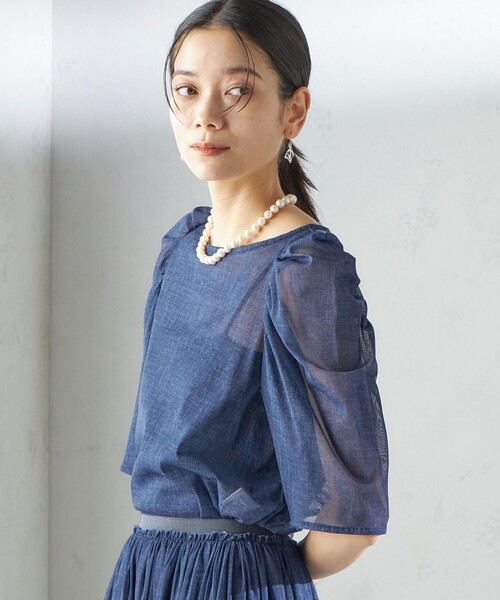 troisiemeCHACO ブラウス シャツ troisiemeCHACO:「手洗い可能