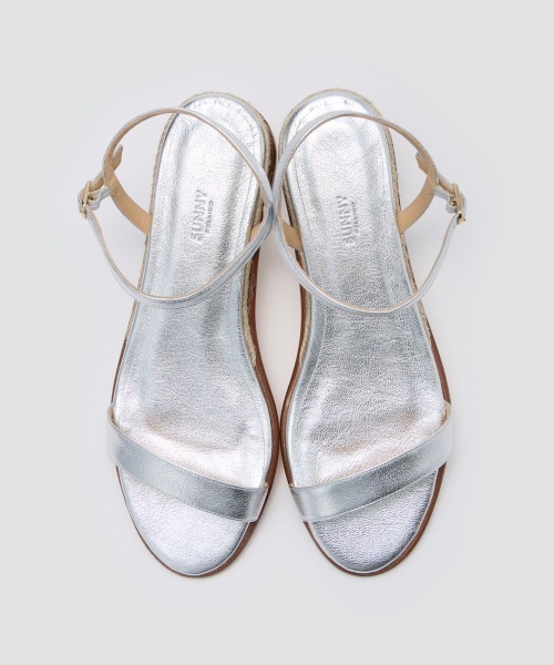 PELLICO SUNNY サンダル ACACIA 3.0cm SILVER レディース