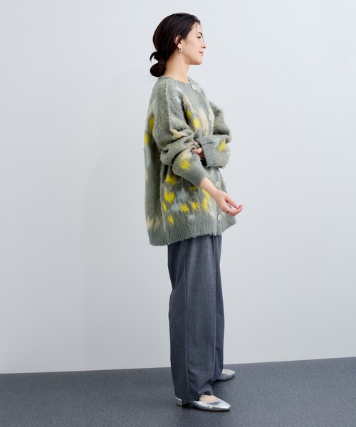 「LE CERCLE par rope'」 ニットカーディガン FREE グレー系その他 レディース_画像4