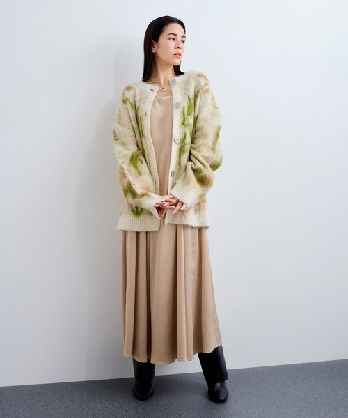 「LE CERCLE par rope'」 ニットカーディガン FREE グレー系その他 レディース_画像5