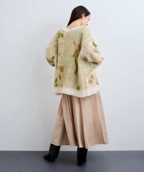 「LE CERCLE par rope'」 ニットカーディガン FREE グレー系その他 レディース_画像7