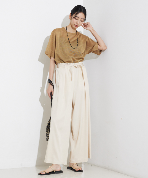 qualite カリテ　テンセルデニムパンツ　38 qualite｜テンセルデニムパンツ | Rakuten Fashion(楽天