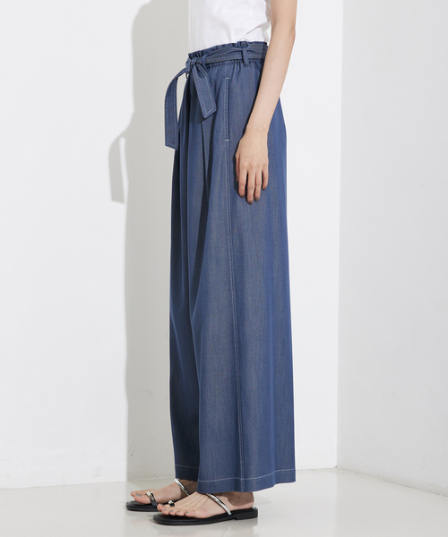 qualite パンツ テンセルデニムパンツ レディース : ZOZOTOWN