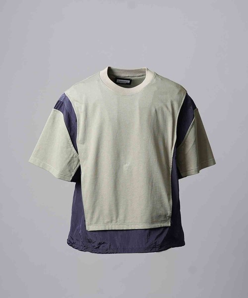 【未使用】MAISON SPECIAL Prime-Over 長袖Tシャツ 白 Prime-Over Smashing Light Punch Crew Neck T-Shirt