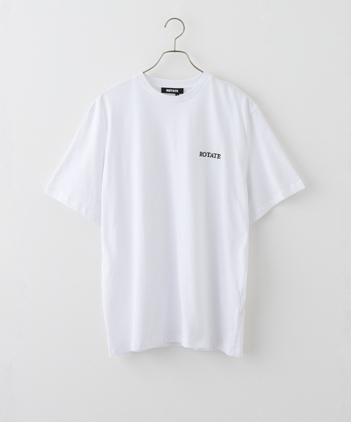 tシャツ 「ROTATE/ロテート」Oversized T-Shirt：Tシャツ レディース