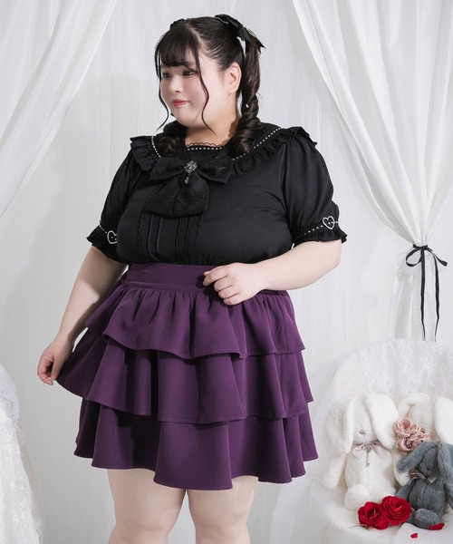 DearMyLoveWhip ブラウス シャツ 十字架クモレースセーラー