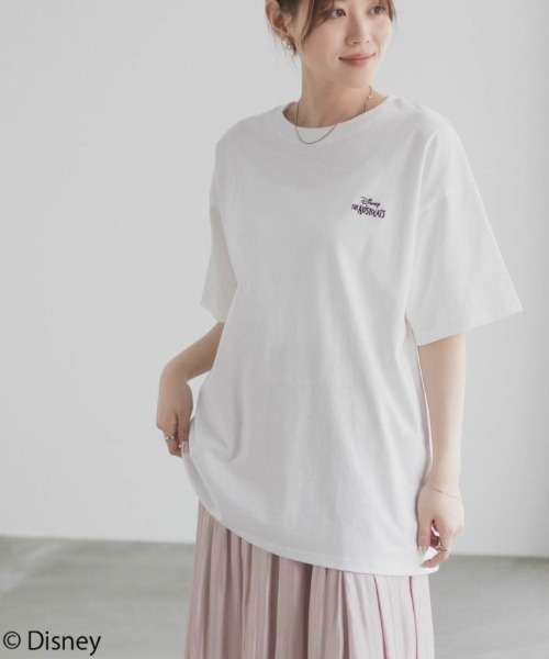 Disney（ディズニー） tシャツ マリー / ランダム刺繍Tシャツ