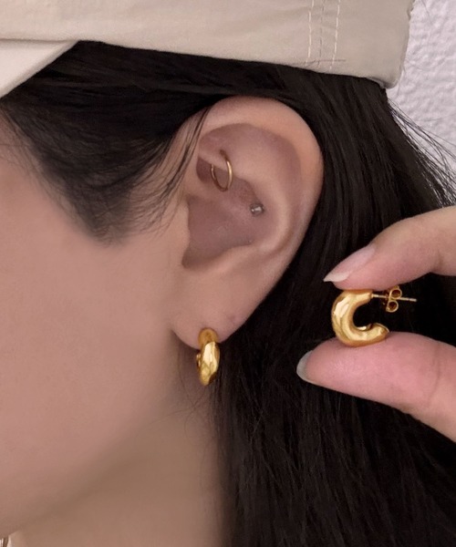 ピアス ハーフフープピアス レディース : ZOZOTOWN Yahoo!店