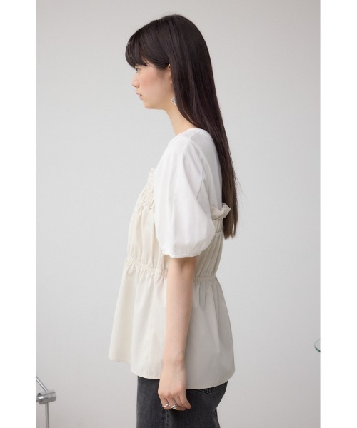 tシャツ ビスチェドッキングトップス レディース natural couture tシャツ ビスチェドッキングトップス
