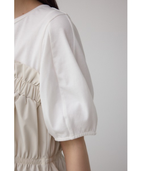 AZUL BY MOUSSY tシャツ C/T撥水ビスチェドッキングトップス