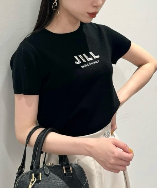 「JILL by JILL STUART」 半袖ニット FREE ブラック レディース
