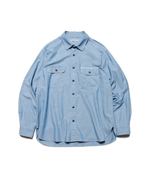 uniform experiment シャツ WASHED CHAMBRAY SHIRT メンズ レディース