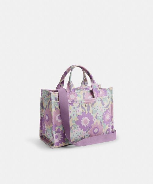 国内即納/関税なし/新作/COACH カーゴ トートバッグ☆フローラル カーゴ トート バッグ 26・フローラル プリント | COACH
