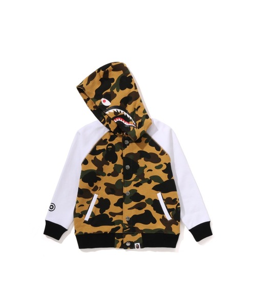 A BATHING APE SHARKモチーフ スタジャン 黒とグレー A BATHING APE SHARKモチーフ スタジャン 黒とグレー A BATHING APE