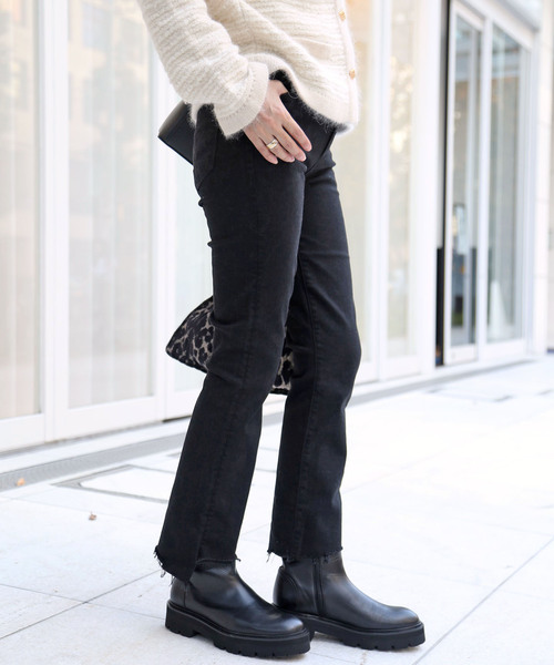 新品 MOTHER デニム ブラック 25 Deuxieme Classe Deuxieme Classe 「Deuxieme Classe」 「mother」デニムパンツ
