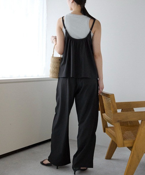 PREFERIR（プレフェリール） パンツ セットアップ とろみ ワイドパンツ