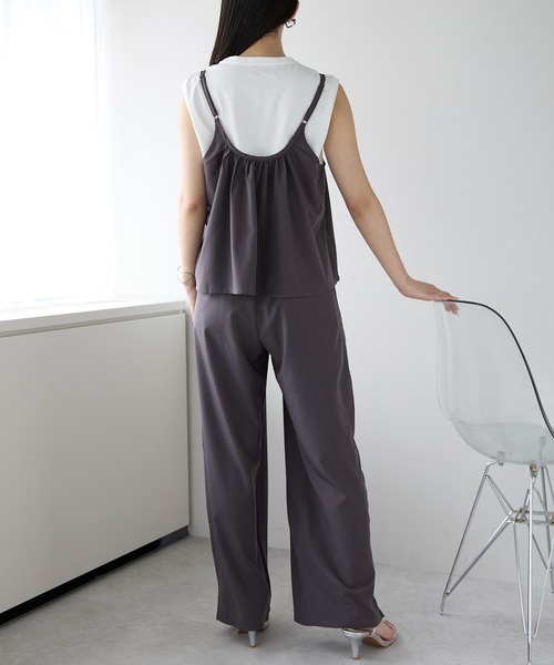 PREFERIR（プレフェリール） パンツ セットアップ とろみ ワイドパンツ