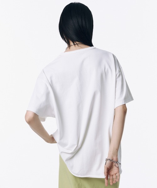 JOSE MOON tシャツ JOSEMOON LOGO OVER TSHIRT with PEARL