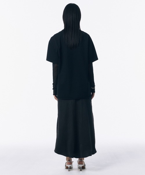 JOSE MOON tシャツ JOSEMOON LOGO OVER TSHIRT with PEARL