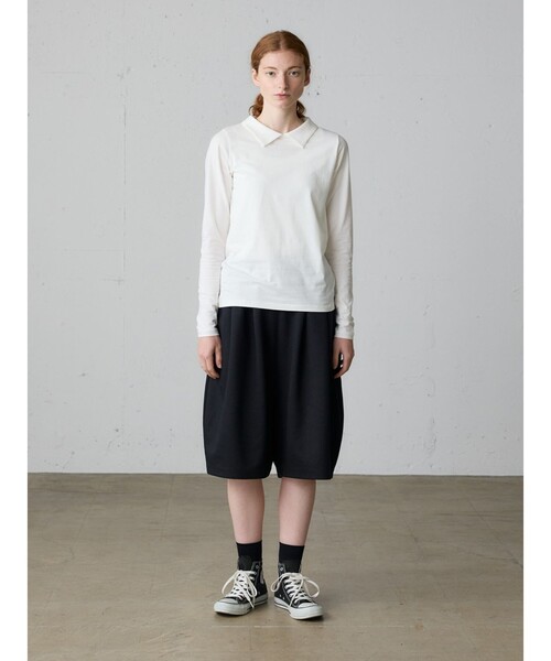 MidiUmi（ミディウミ） パンツ ダンボールニットショートパンツ