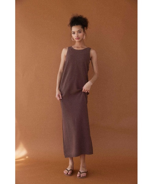ALEXIA STAM（アリシアスタン） ワンピース Cotton Knit Long Dress