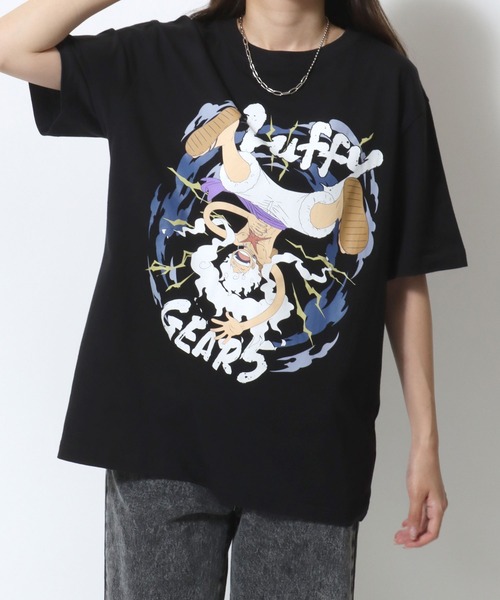 新品 ベイプキッズ ワンピース ルフィ ガトリング Tシャツ 90 ブラック 新品 ベイプキッズ ワンピース ルフィ ガトリング Tシャツ 90