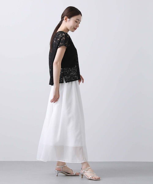 「Gready Brilliant」 「AuieF」半袖ブラウス 38 アイボリー レディース_画像6