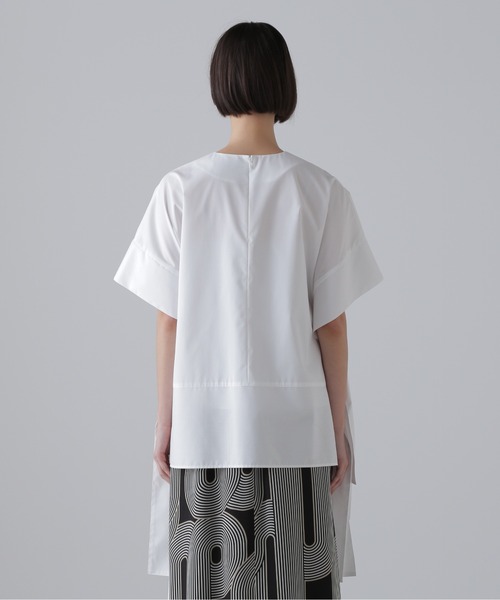 極美品 アドーア ADORE コンパクトブロードブラウス オーバーサイズ 白 ADORE - 極美品 アドーア ADORE コンパクトブロードブラウス オーバー