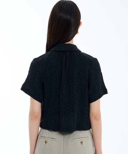 tシャツ スラブリブフロントジップTOP レディース PUBLIC TOKYO tシャツ スラブリブフロントジップTOP レディース