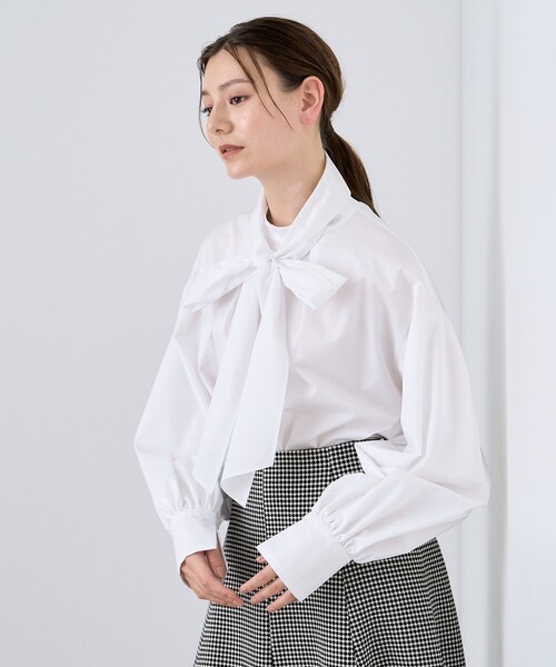 美品　アナイ　ホワイトブラウス　サイズ38 ANAYI 「ANAYI」 長袖ブラウス 38 ホワイト レディース
