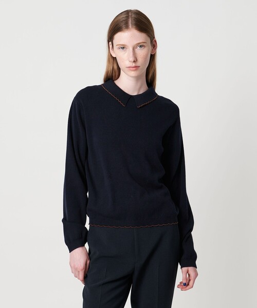 コットンカシミアボートネックニット ロンハーマン S ♡ STEVEN ALAN ニット セーター 「Steven Alan」コットンカシミヤ