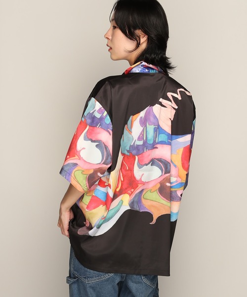 Nujabes「phorical アロハシャツ」Lサイズ YEN TOWN MARKET シャツ 「Nujabes」 ヌジャベス First