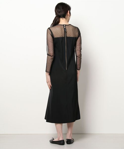 JENNE」 長袖ワンピース MEDIUM ブラック レディース : ZOZOTOWN