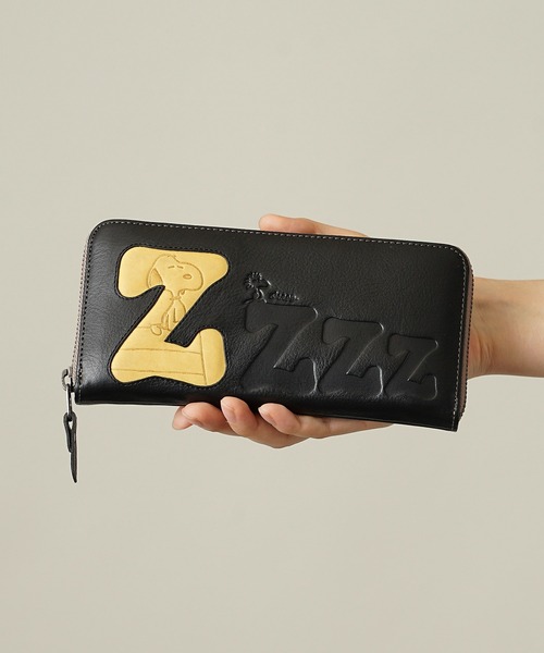 財布 「SNOOPY」スヌーピー PEANUTS ピーナッツ Zzz 長財布 R束