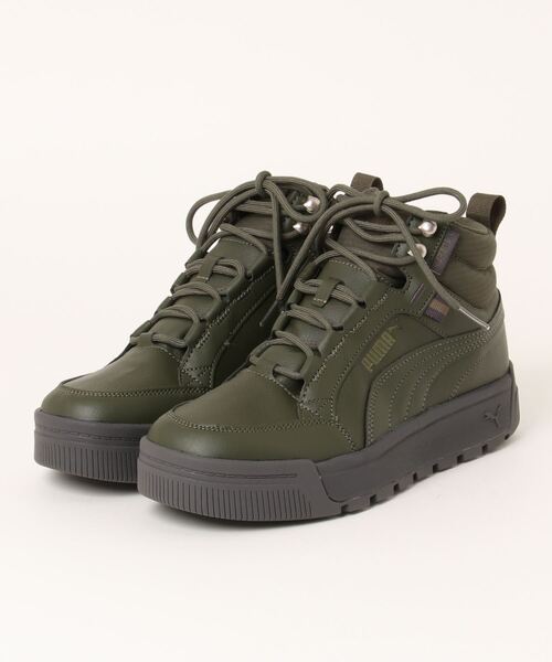 Puma ブラック ハイカットスニーカー PUMA 「PUMA」 ハイカットスニーカー 26.5cm ブラック×グレー