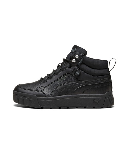 Puma ブラック ハイカットスニーカー PUMA 「PUMA」 ハイカットスニーカー 26.5cm ブラック×グレー