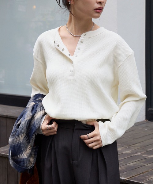 IENA LA BOUCLE（イエナラブークル） tシャツ カーブスリーブ