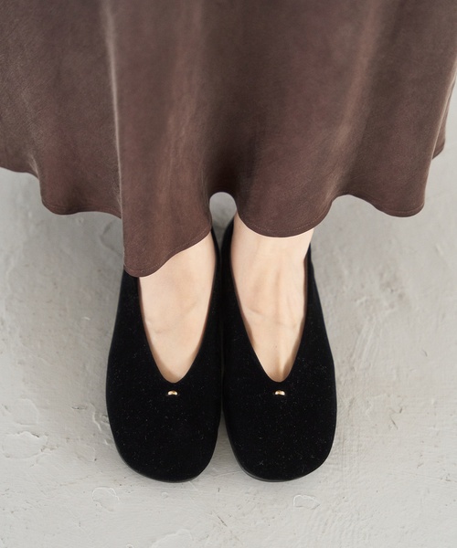 LE TALON（ル タロン） シューズ 「追加」オブリークソフトフラット