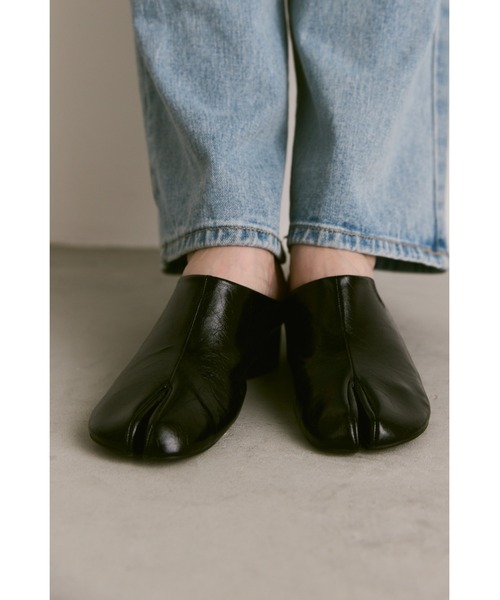 「un/neu」 ミュール SMALL イエロー レディース_画像2