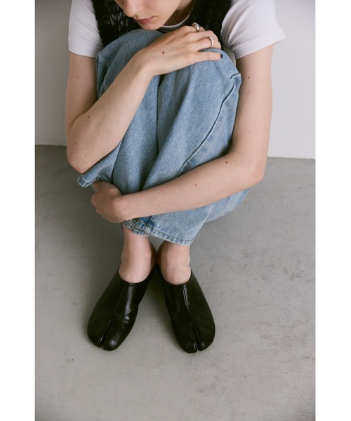 「un/neu」 ミュール SMALL イエロー レディース_画像8